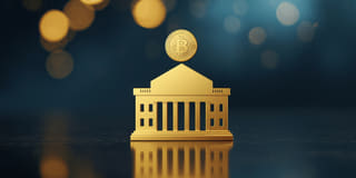 Visuel de style journalistique consacré à l’intérêt institutionnel pour les ETF crypto